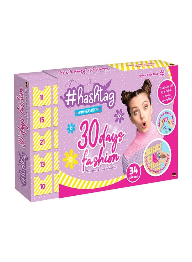 Hashtag My Fashion 30 Days Fashion Advent Calendar (34 Pieces) - Image 2