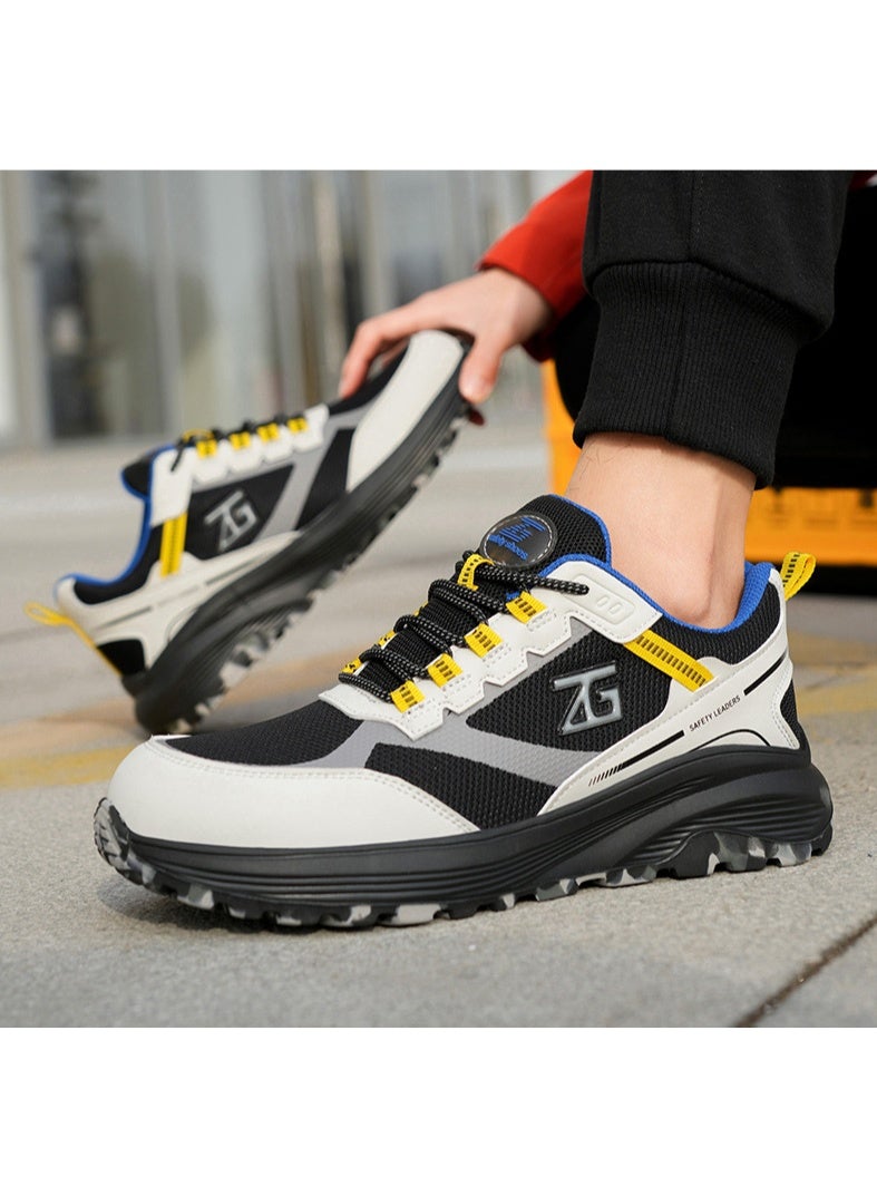 NIBEMINENT Men's  UltraLight Safety Shoes SteelGuard Puncture Proof Anti-Fatigue Soft Sole Wear Resistant - Image 2