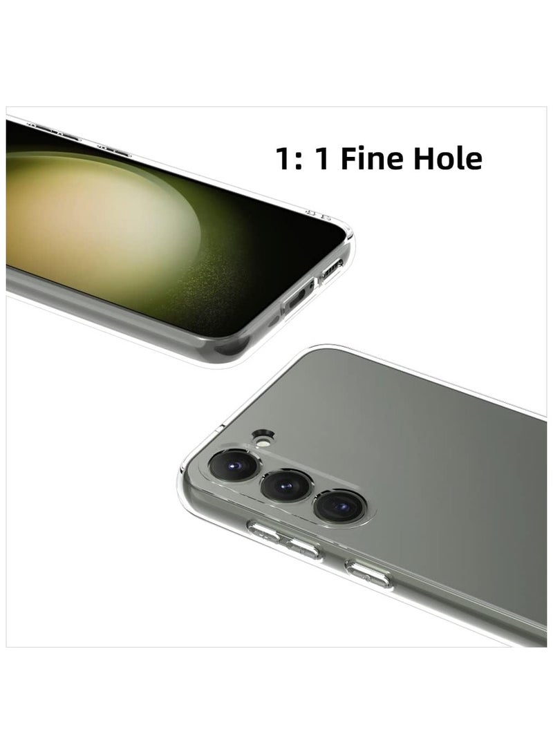 Samsung Galaxy S24 Clear Case Soft Flexible TPU Shockproof Transparent Back Cover Compatible for Samsung Galaxy S24 - Image 3