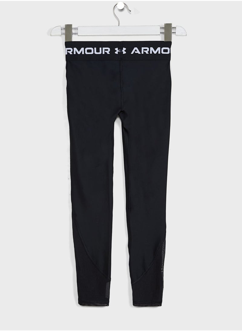 UNDER ARMOUR - Girls' HeatGear Armour Leggings - Image 1