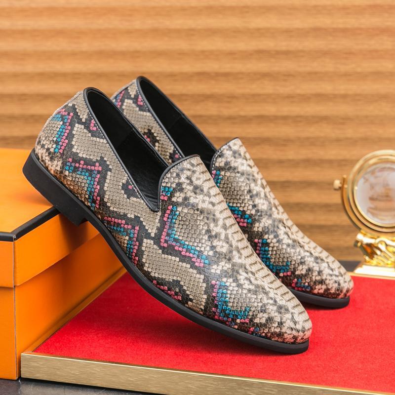 Slip-On Loafers Men'S Business Casual Leather Shoes Tassel Autumn British Style High-End Wedding Groom'S Shoes Large Size - Image 2
