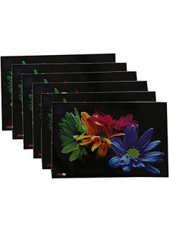 Kuber Industries Pvc 6 Pieces Reversible Dining Table Placemat Set Multi  - Image 1