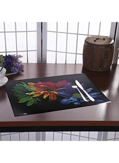 Kuber Industries Pvc 6 Pieces Reversible Dining Table Placemat Set Multi  - Image 2