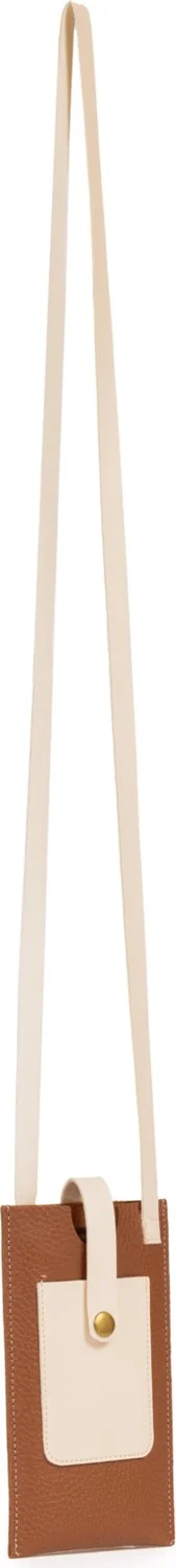 نوثينج Leather Snap Closure Hanger Phone Bag with Card Holder Compartment