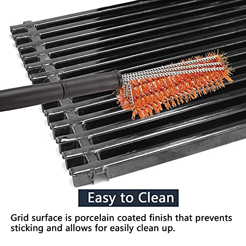 Hongso 17.4" Porcelain Steel Grill Grates for Weber Spirit E-310 E-320, Spirit S-310 S-320, Spirit 700, Weber 900, Genesis Silver B/C 8133, Genesis 1000-5000 with Side Control Panel, 7525 7526 7527 - Image 5