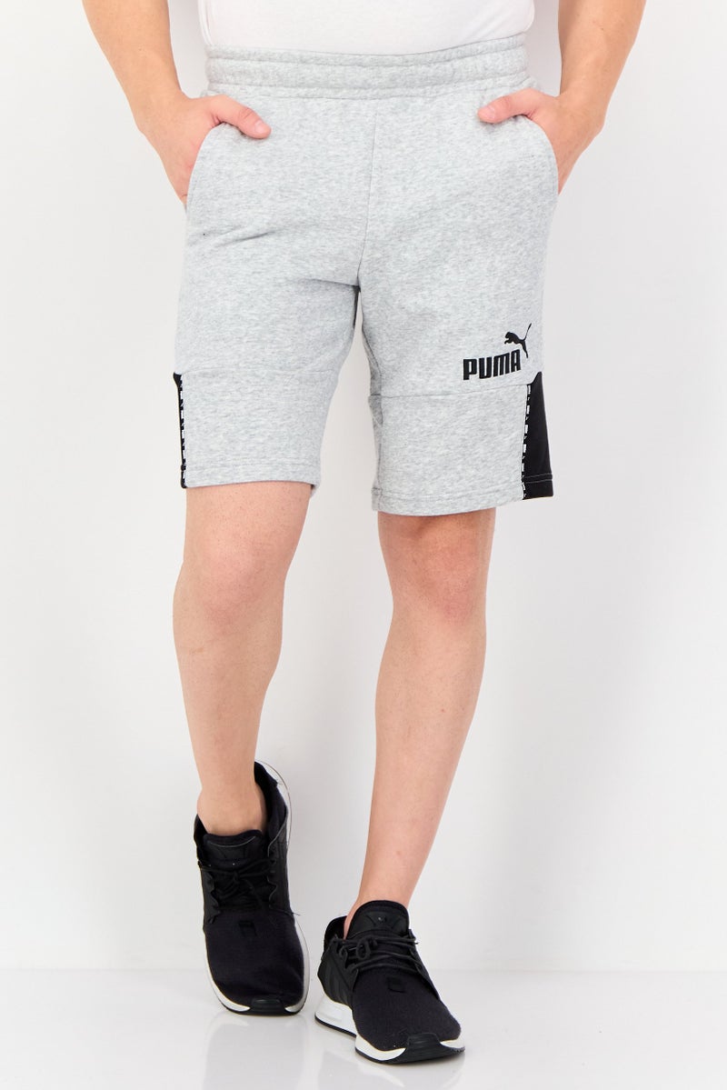 PUMA Men Sportswear Fit Outdoor Shorts, Light Grey - Image 1