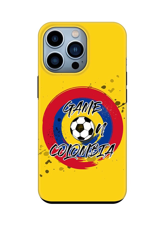 Tough Pro Case for iPhone 15 Pro Dual Layer Hybrid PC TPU Customized Mobile Cover Matte Finish Phone Case - Game on Colombia
