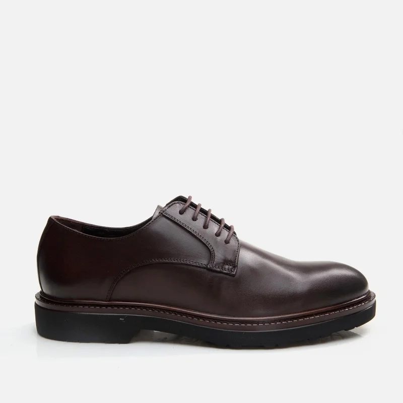 Hotiç 02AYH292880A480 GENUINE Leather Brown Men's Casual Shoes