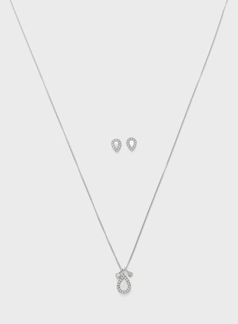FOSSIL Necklace and Earrings Set
