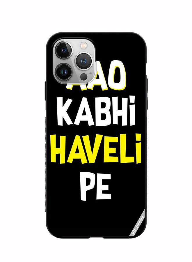 VR CREATIVE Protective Case Cover For Apple iPhone 12 Pro Aao Kavi Haveli Pe Design Multicolour - Image 1