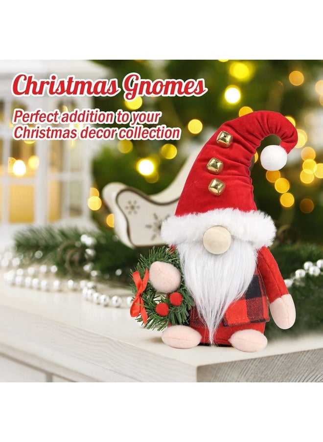 D-FantiX - D-FantiX Christmas Gnomes Plush, 2 Pack Handmade Elf Santa Tomte Swedish Gnome Scandinavian Figurine Nordic Gnomes Plush Christmas Elf Doll Christmas Decoration Ornaments for Home Decor Gift - Image 1
