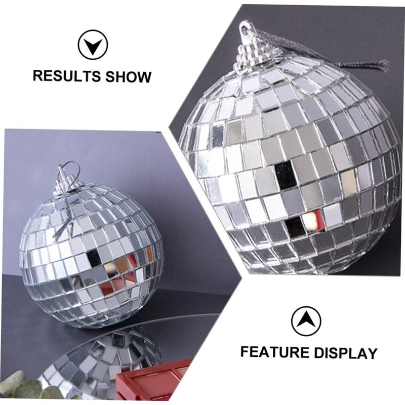 Shiny Reflective Mirror Decorative Props 2PCS for Photography Makeup Jewelry Display - Image 4