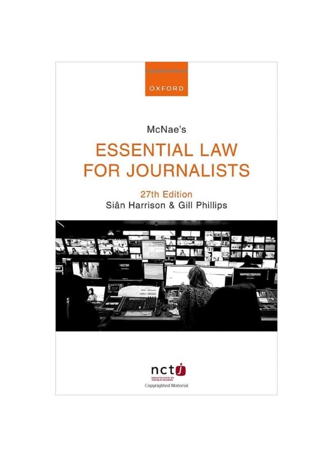 McNae's Essential Law for Journalists 27e 