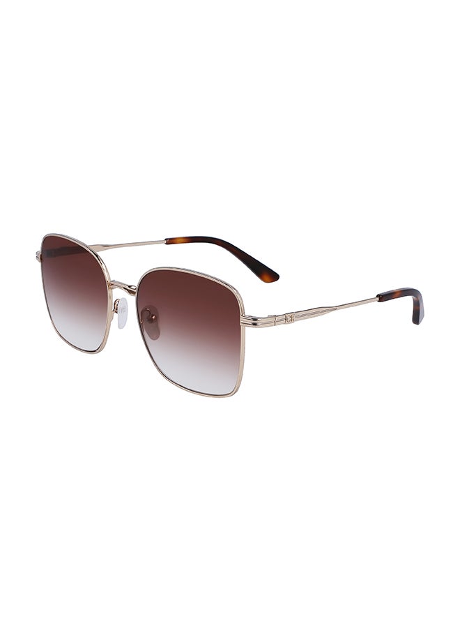 CALVIN KLEIN نظارة شمسية للنساء مستطيلة - CK23100S-717-5618 - مقاس العدسة: 56 ملم  - Image 2