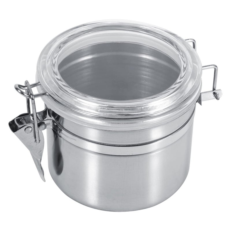 WAONIQ Stainless Steel Kitchen Food Storage Container Bottle For Sugar Tea Coffee Beans Dry Goods Transparent Cover Easy To Use Kitchen Canister (Small Size (29.9 X 15 X 6.7in)) - Image 1