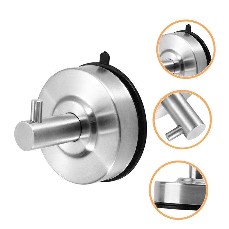 Stainless Steel Suction Hook for Towels and Clothes Strong Reusable Bathroom Storage Hanger - Image 5