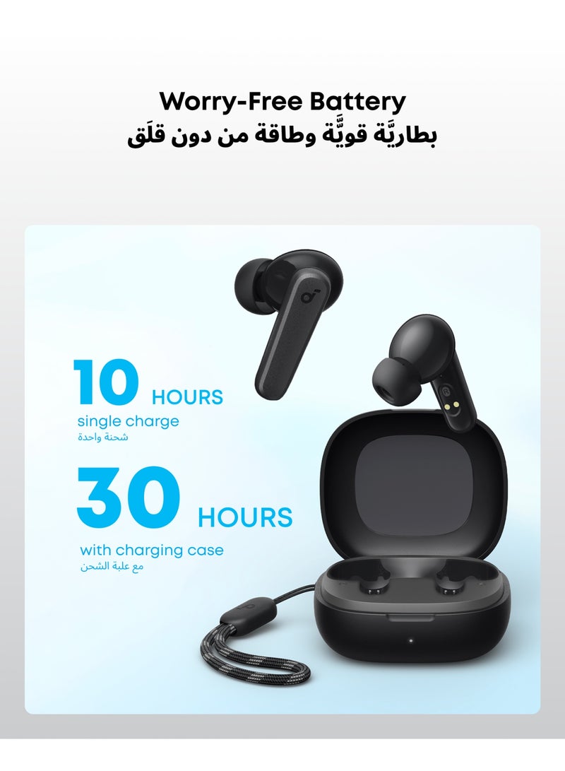 Soundcore 【soundcore Exclusive Bundle】 P20i True Wireless Earbuds, 10mm Drivers with Big Bass & Q11i Wireless Over-Ear Bluetooth Headphones by Anker, Color  Black+Gray - Image 5