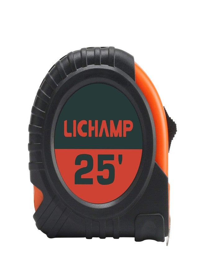 LICHAMP Tape Measure 25 ft, 6 Pack Bulk Easy Read Measuring Tape Retractable with Fractions 1/8, Measurement Tape 25-Foot by 1-Inch - Image 3