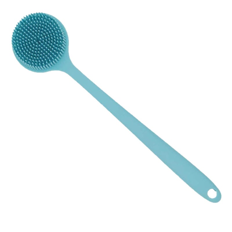 Cinlitek Silicone Body Scrubber Long Handle Back Scrubber for Shower Silicone Body Brush Shower Scrubber for Body Shower Srush Back Brush Body Exfoliator
