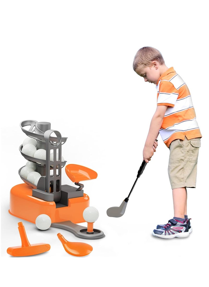 ORiTi ORiTi  Golf Toys Set Boys Outdoor Sport Toy Outside Golf Ball Game W/Left  Right Club Head  - Image 1