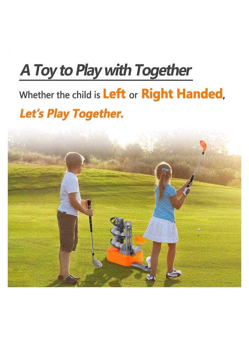ORiTi ORiTi  Golf Toys Set Boys Outdoor Sport Toy Outside Golf Ball Game W/Left  Right Club Head  - Image 4