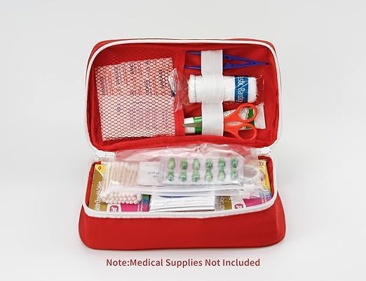 Mivira First Aid Bag Portable Mini Emergency Medical Storage Bag for Camping Hiking Home and Travel - Image 3