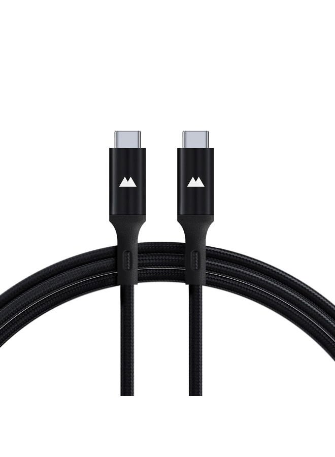Mous USB C to USB C Charging Cable - Nylon Braiding - 1.5m - Black - Image 1