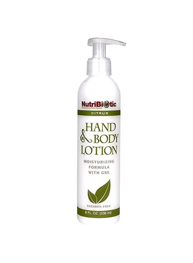 Nutribiotic Hand & Body Lotion Citrus 8 Fl Oz ; Biodegradable ; Vegan ; Gentle Moisturizing ; No Dyes Or Colorings ; Ph Balanced ; With Citricidal Brand Grapefruit Seed Extract ; No Parabens - Image 2