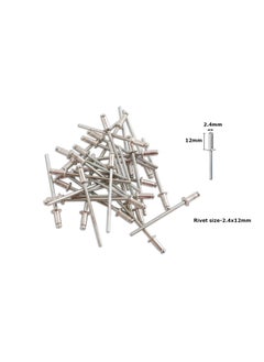 Inditrust Inditrust Aluminium Blind Rivet Metal POP Rivets for Riveting GunRiveter machine Pack of 100pcs 24 x 12 mm  - Image 2