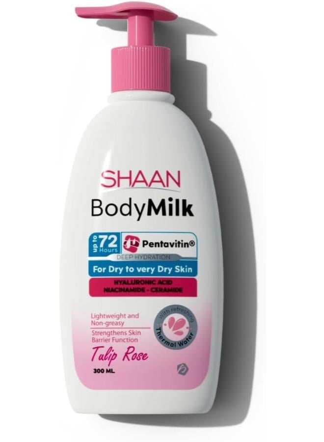 شان مرطب الجسم برائحة التوليب روز - 300مل - Image 1