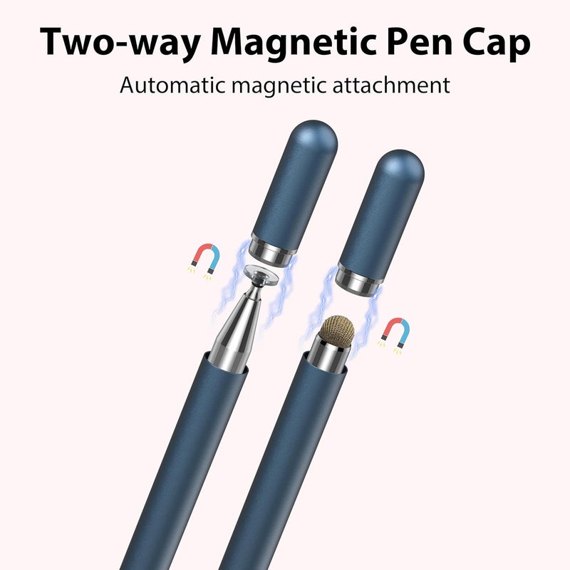Zoye Stylus Pens for Touch Screens, High Precision and Sensitivity，2 in 1 Universal Stylus Pen for iPhone/iPad/Android/Microsoft Tablets (Sky Blue) - Image 5