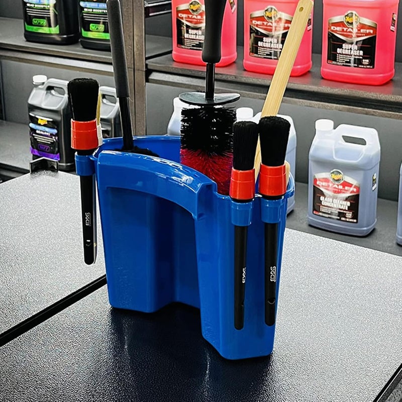 FOXBI Portable Auto Wash Bucket Organizer & Car Detailing Tool Hanger - Blue - Image 2