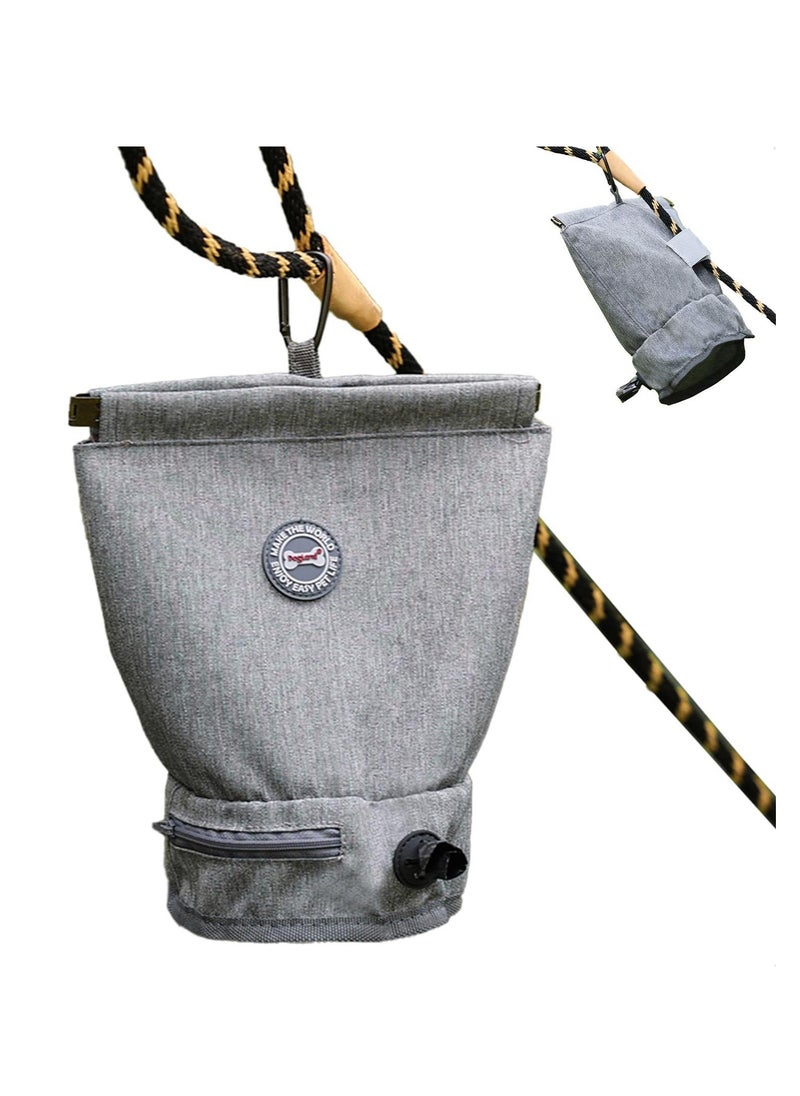 Generic Portable Dog Poop Bag Dispenser with Magnetic Closure, Reusable and Smell-Proof Waste Pouch, Ideal for Walking, Hiking, Camping, Essential Pet Accessory  - Image 1