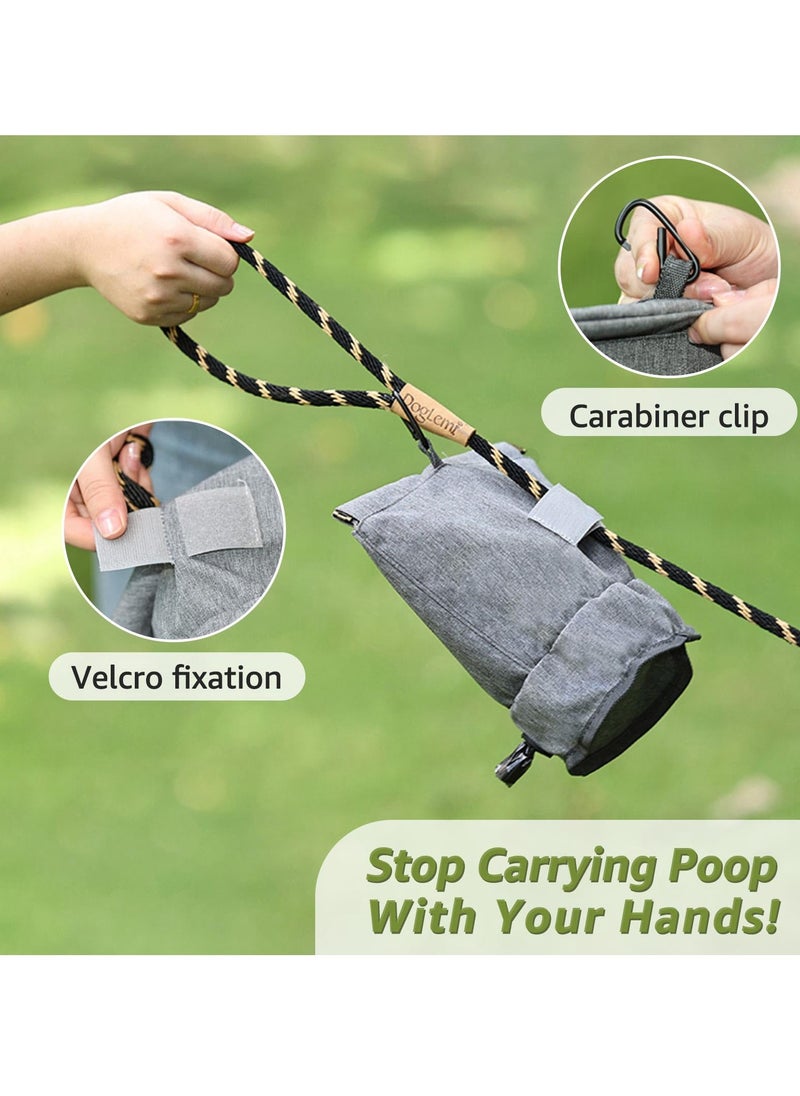 Generic Portable Dog Poop Bag Dispenser with Magnetic Closure, Reusable and Smell-Proof Waste Pouch, Ideal for Walking, Hiking, Camping, Essential Pet Accessory  - Image 4