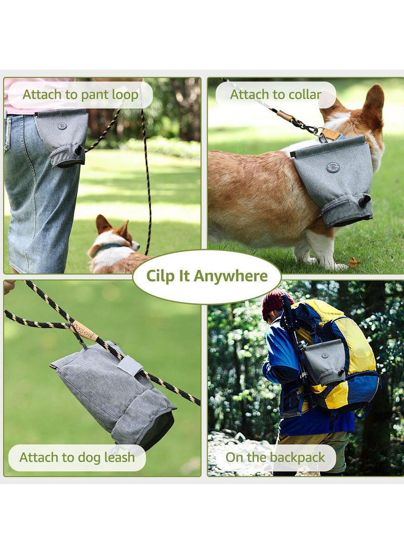 Generic Portable Dog Poop Bag Dispenser with Magnetic Closure, Reusable and Smell-Proof Waste Pouch, Ideal for Walking, Hiking, Camping, Essential Pet Accessory  - Image 5