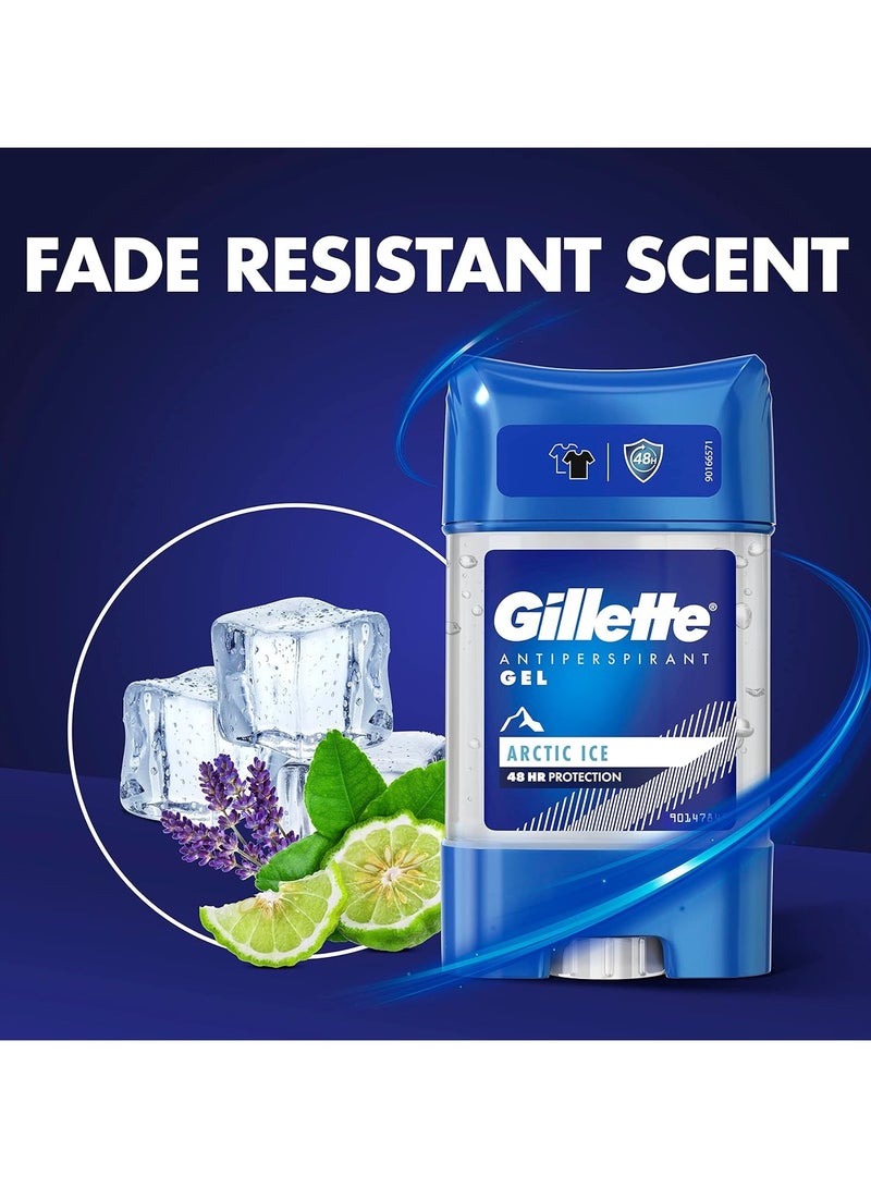 Gillette Arctic Ice Antiperspirant Deodorant Gel 70ml  - Image 3