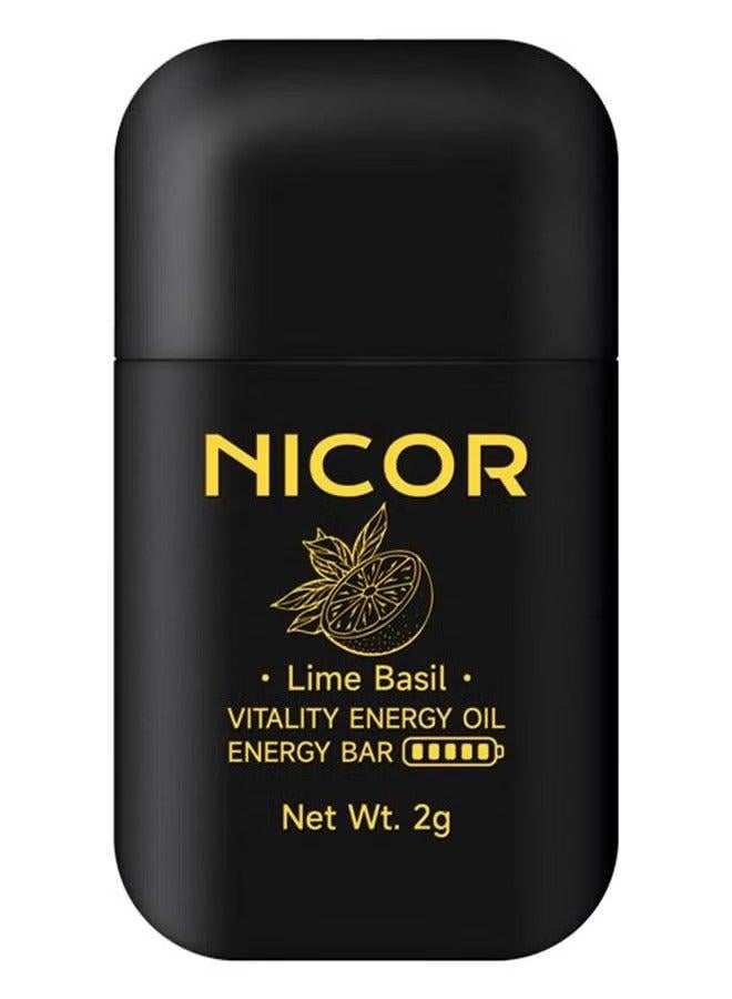 Nicor 1pc On-the-Go Portable Aromatherapy Nasal Inhaler Personal Diffuser Sniffer Stick With Essential Oils Refreshing Menthol for Stress Anxiety Relief Soothes Comforts Boosts Focus - Image 2