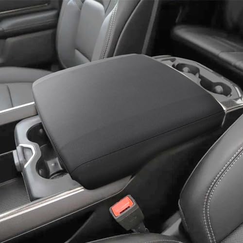 PIMCAR Dodge RAM Center Console Cover, 2019-2024 2025 RAM 1500 2500 3500 Accessories Neoprene Armrest Cover Soft Cozy Protector Interior (Bucket Seat Only) - Image 1