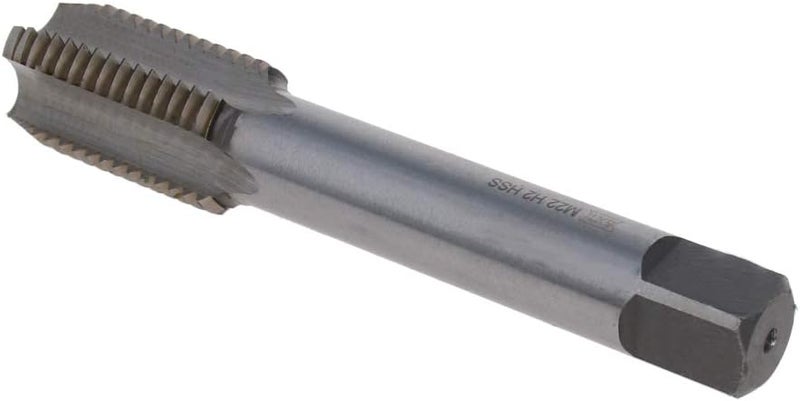 اتول مارت أداة Utoolmart للحفر بالمقياس الميتري، مواصفات: M22 x 2.5 مم، بُعد خطوط الخيط H2، خيط يدوي لليمين، مادة HSS غير مطل��ة، 4 شقوق مستقيمة، أداة لحفر الخيوط للاستخدام الشخصي، 1 قطعة - Image 1