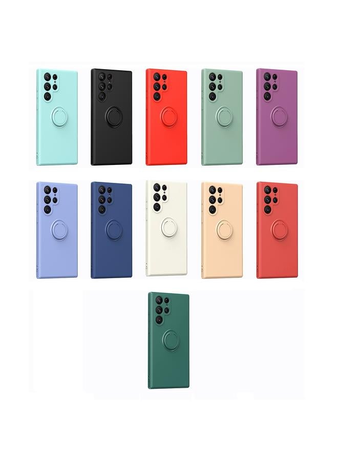 اس-توب جراب لهاتف Samsung Galaxy S23 ultra 5G مع حامل حلقي من مادة TPU وسيليكون - Image 2