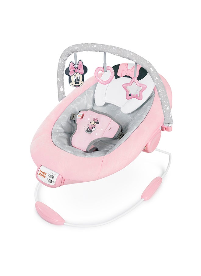 Bright Starts MINNIE MOUSE Rosy Skies Cradling Bouncer  - Image 1