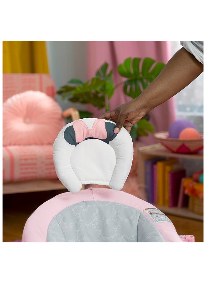 Bright Starts MINNIE MOUSE Rosy Skies Cradling Bouncer  - Image 2