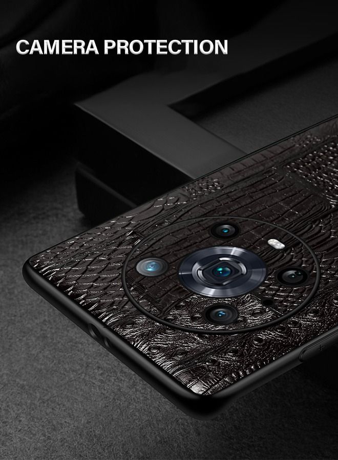 جرويك جراب الجلد الفاخر لأونر ماجيك 4 برو مقاس 6.81 بوصة، حماية كاملة للكاميرا، جراب هاتف واقٍ من الصدمات ومضاد للانزلاق - Image 3