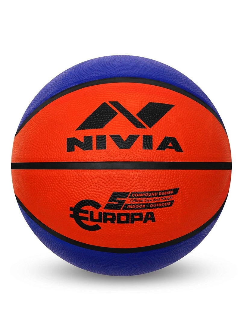 Nivia Europa Basketball | 8 Panels | Material Core Bladder Latex | Suitable for Hard Surface | Machine Stitched | Training/Match Ball for Men - Image 4