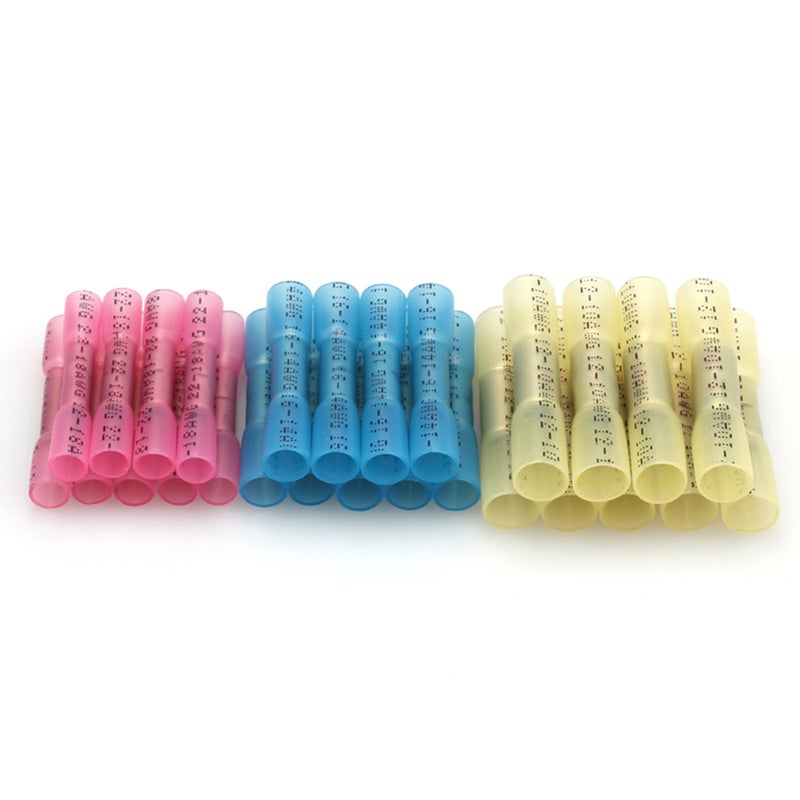 200 Pcs 3 Sizes BNC Heat Shrink Crimp Terminals Insulated Electrical Wire Cable Connectors - Image 4