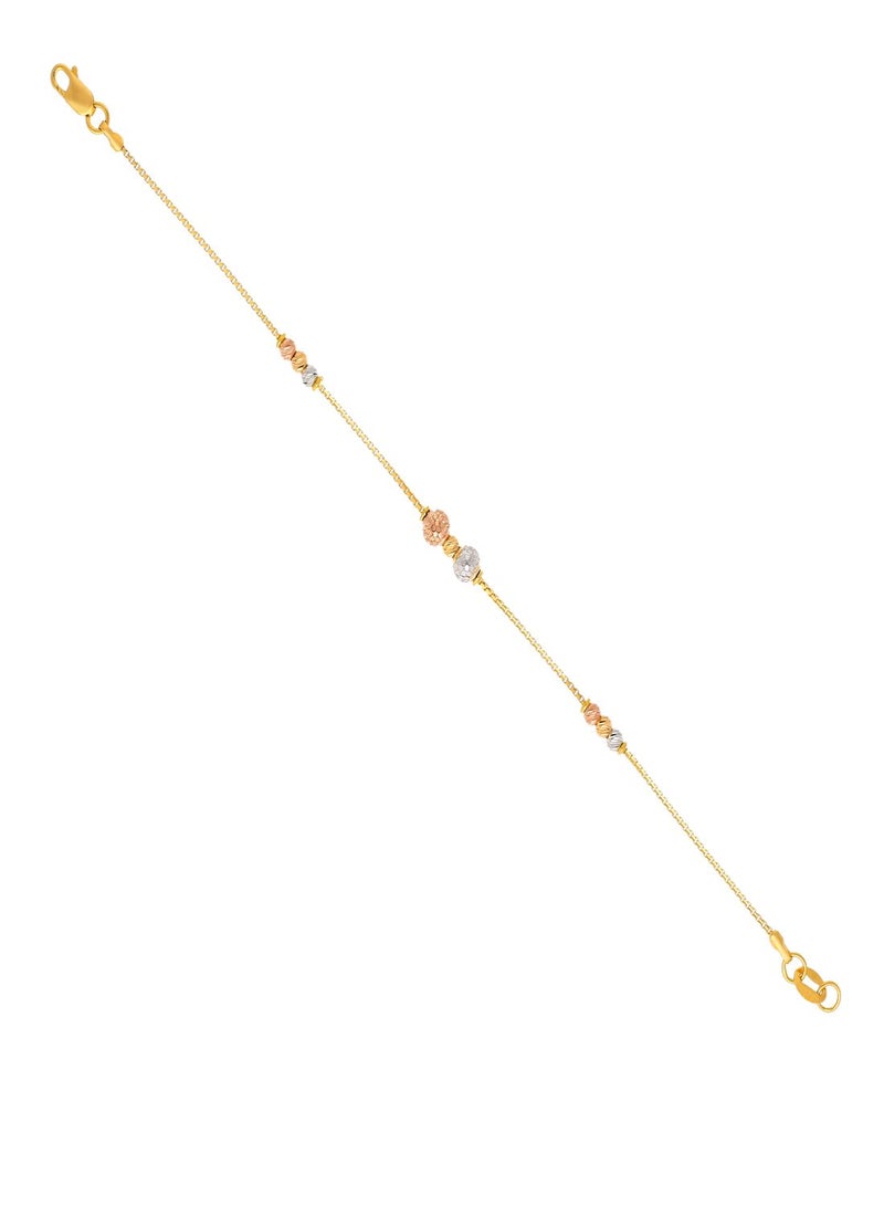 Malabar Gold and Diamonds 22 KT 916 Purity Gold Bracelet NVBR3C015T75  - Image 2
