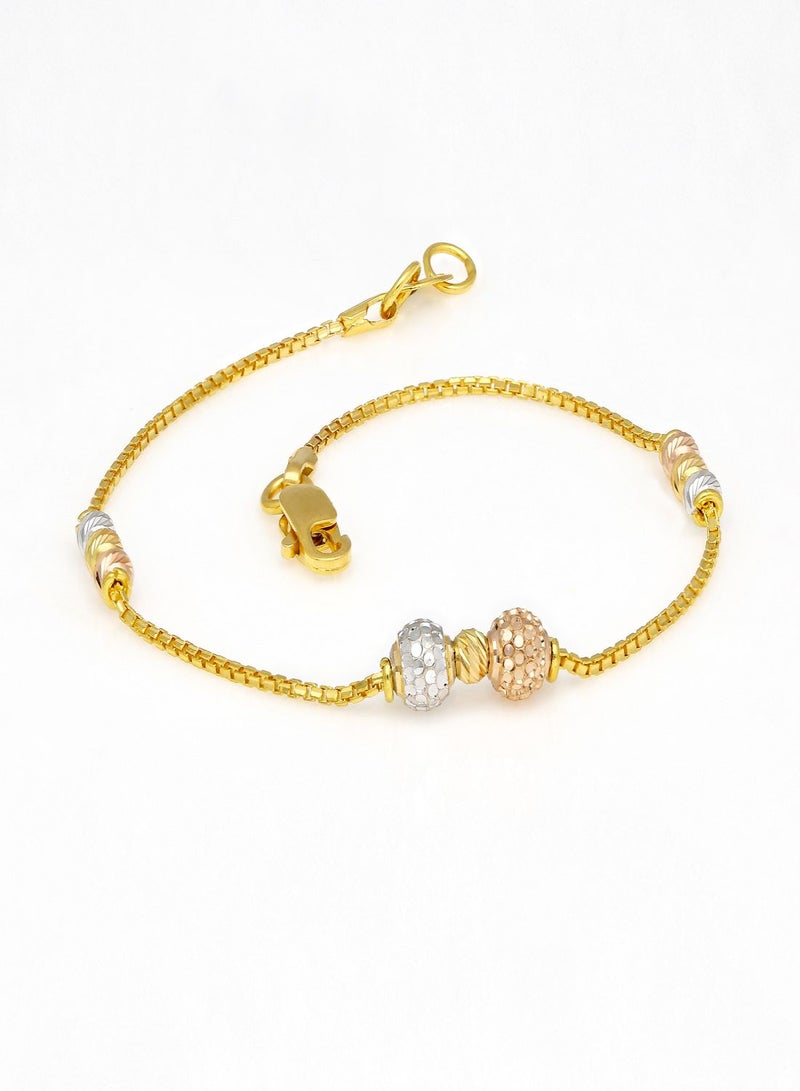 Malabar Gold and Diamonds 22 KT 916 Purity Gold Bracelet NVBR3C015T75  - Image 3