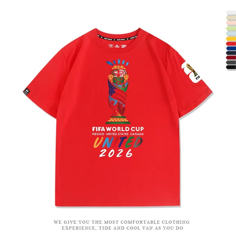 FIFA 2026 FIFA World Cup Fan T-Shirt - Cotton Short Sleeve Tee - Image 1