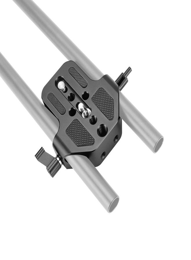 SZRIG 15mm Base Plate General Purpose Slim Digital SLR Camera Base Plate with 15mm Rod Rail Clamp Aluminum Alloy Photo Studio - Image 4