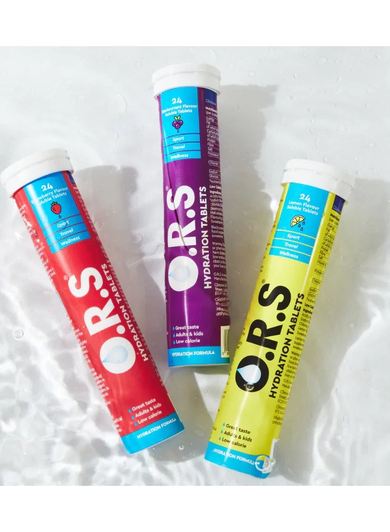 O.R.S HYDRATION TABLETS - 3 Flavours : 72 Tablets - Image 2